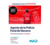 Agente De La Policia Foral De Navarra. Temario Parte Especial Legislac