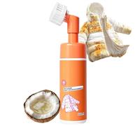 Agente de limpieza en seco for chaquetas de plumón con cabezal de cepillo, limpiador de espuma en seco for chaquetas de plumón de 160 ml, spray de espuma for ropa sin lavado(1PCS)