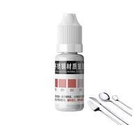 Agente De Prueba De Acero Inoxidable - Reactivo De Detección De 316 De 12 Ml, Solución De Identificación Rápida | Líquido De Prueba Fiable, Analizador De Metales Preciso, Práctico