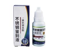 Agente de Prueba para Acero Inoxidable - Solución de Prueba Para Artículos Sanitarios 15ml - Reactivo Rápido para Vajilla y Materiales de Construcción
