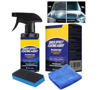 Agente De Recubrimiento Para Coche | Spray Restaurador De Brillo Para Vehículo | 120ml Protector Brillante Con Esponja,Para Sedán Furgonetas Camiones Viajes Traslados