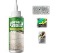 Agente de revestimiento de cristal nano de mármol, agente de chapado de cristal de piedra para cocina, limpiador y pulido de encimera de cuarzo, fuerte protección de larga duración (50 ml)