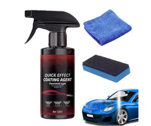 Agente de revestimiento de efecto rápido - Agente pulverizador 120 ml multifunción rápido 'agua,revestimiento en aerosol cerámico - Para vehículos detallado pulido lavado exterior y cuidado completo