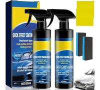 Agente de revestimiento de efecto rápido para automóviles, spray avanzado de acción rápida para automóviles, spray de revestimiento de cerámica para protección del brillo, agentes de renovación de
