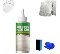 Agente de revestimiento de nano cristal para azulejos y muebles, 160 ml, agentes de chapado de nano cristales de mármol, agentes de chapado de nano cristales de piedra, restaura el acabado superficial