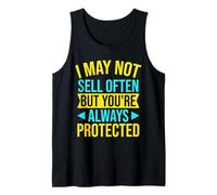 Agente De Seguros Always Protected Broker De Seguros Camiseta sin Mangas
