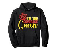 Agente De Seguros Coverage Queen Broker De Seguros Sudadera con Capucha