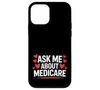 Agente de Seguros de Salud Pregúntame sobre Medicare Cute Marketing Carcasa para iPhone 12 Mini