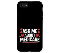 Agente de Seguros de Salud Pregúntame sobre Medicare Cute Marketing Carcasa para iPhone SE (2020) / 7/8