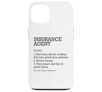 Agente de seguros Definición de trabajo Agente de seguros personalizado Carcasa para iPhone 13