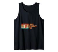 Agente de Seguros Divertido Diciendo Que Hago Que los Seguros Sean Divertidos Camiseta sin Mangas