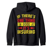 Agente De Seguros One Thing I´m Good Broker De Seguros Sudadera con Capucha