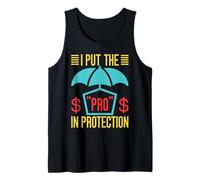 Agente De Seguros Pro In Protection Broker De Seguros Camiseta sin Mangas