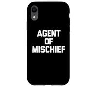 Agente de travesuras - Divertido Dicho sarcástico Lindo Fresco Novedad Carcasa para iPhone XR