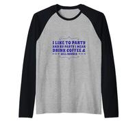 Agente inmobiliario Divertido Agente de Bienes raíces Bebedor de café Cafeína Amor Camiseta Manga Raglan