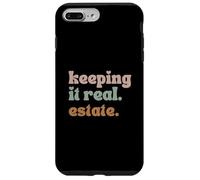 Agente inmobiliario manteniendo Bienes raíces Carcasa para iPhone 7 Plus/8 Plus