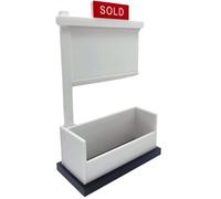 Agente inmobiliario - Tarjetero de visita, Titular de tarjetas de visita inmobiliarias de escritorio | Titular de tarjetas de visita de acrílico, porta tarjetas de visita de acrílico para mesa de