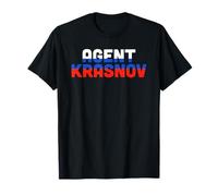 Agente Krasnov KGB Espía Ruso Humor Divertido Dicho Camiseta