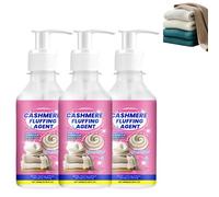 Agente reductor de encogimiento para suéteres de lana,suavizante de telas de cuidado suave,tratamiento para el cuidado de prendas de lana para suéteres,prendas de punto y prendas delicadas (3Piezas)