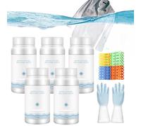 Agente reductor de ropa blanca para el hogar, agente reductor de ropa blanca, blanqueador de ropa blanca, removedor de manchas para ropa, removedor de manchas de aceite de ropa (5 piezas)