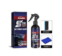 Agente Renovador de Recubrimiento Multi-funcional, Spray Mejorado 3 en 1 de Alta Protección para Coche, Spray de Pintura de Curado Rápido para Coche