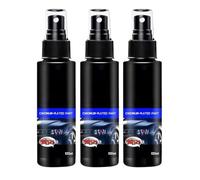 Agente restaurador en aerosol para piezas cromadas, limpiador abrillantador de metales, de larga duración, para múltiples superficies, para vehículos, embarcaciones y hogar