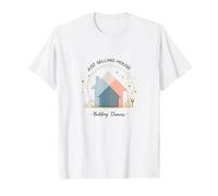 Agentes inmobiliarios Mujeres Construyendo Sueños No Solo Vendiendo Casas Camiseta, Hombre, Blanco, L