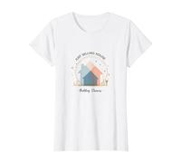 Agentes inmobiliarios Mujeres Construyendo Sueños No Solo Vendiendo Casas Camiseta, Mujer, Blanco, XS