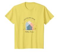 Agentes inmobiliarios Mujeres Construyendo Sueños No Solo Vendiendo Casas Camiseta, Niños, Limón, 12 años