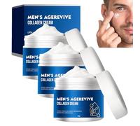 AgeRevive - Crema de colágeno para hombre, crema hidratante diaria antiarrugas, loción facial para hombres, crema antienvejecimiento para hombres, crema facial antiarrugas para hombre, 1.06 onzas (3
