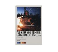 AGEUWRRGGH I'll Keep You In Mind, From Time to Time - Póster de sangre de alce en lienzo para pared, póster estético moderno para habitaciones, 20 x 30 cm, estilo sin marco