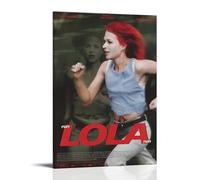 AGEUWRRGGH Póster de Run Lola Run, cubierta de lienzo, arte estético, póster moderno para habitaciones, 40 x 60 cm, estilo marco