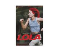 AGEUWRRGGH Póster de Run Lola Run, cubierta de lienzo, arte estético, póster moderno para habitaciones, 60 x 90 cm, estilo sin marco
