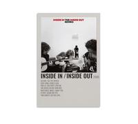 AGEUWRRGGH Póster de The Kooks Inside In Inside Out sobre lienzo para pared, estético, arte moderno, pintura para habitaciones, 50 x 75 cm, estilo sin marco