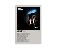 AGEUWRRGGH Póster de The Kooks Konk con cubierta de lienzo, arte estético, arte moderno, pintura para habitaciones, 50 x 75 cm, estilo sin marco
