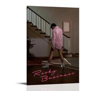 AGEUWRRGGH Risky Business - Póster de lona para pared, diseño de arte moderno, pintura para habitaciones, 30 x 45 cm, estilo marco