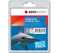 Agfa Photo 950XLBK+951XLC,M,Y Multipack negro / cian / magenta / amarillo Original APHP950SETXLC