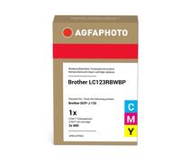 Agfa Photo LC123C,M,Y Multipack cian / magenta / amarillo Original APB123TRID