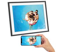 AGFA Photo - Marco de Fotos Digital 17" de Alta resolución con Pantalla táctil, WiFi, 32 GB de Memoria, Posibilidad de Compartir Fotos y vídeos al Instante - Modelo Realiview - Negro