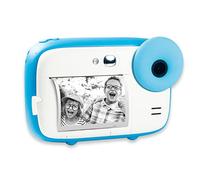 AGFA Photo Realikids Instant CAM - Cámara instantánea para niños, Foto y vídeo, Pantalla LCD de 2,4", Puerto microSD, batería de Litio, Espejo Selfie y Filtro fotográfico - Azul
