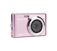 AGFA PHOTO Realishot DC5500 - Cámara Digital Compacta, 24 MP, Pantalla LCD 2.4", Zoom Digital 8X, Video HD 720p, Memoria Externa SD, Batería de Litio - Rosa