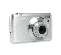 AGFA Photo Realishot DC8200 - Cámara Digital Compacta, 18MP, Video Full HD, Pantalla LCD 2.7'', Zoom Óptico 8X, Batería de Litio y Tarjeta SD de 16GB - Plata