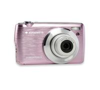 AGFA Photo Realishot DC8200 - Cámara Digital Compacta, 18MP, Video Full HD, Pantalla LCD 2.7'', Zoom Óptico 8X, Batería de Litio y Tarjeta SD de 16GB - Rosa