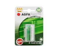 AgfaPhoto 132-803944 Micro baterías (2) Ready-to-Use Accu 950 mAh AAA