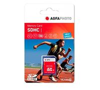 AgfaPhoto 4GB SDHC - Tarjeta de Memoria (4 GB, Secure Digital High-Capacity (SDHC), MLC, 100000 ciclos por Sector lógico, Azul, 2,4 cm)