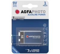 AgfaPhoto 6LR61 Batería Alcalina 9V Larga Vida para Alta Potencia Dispositivos