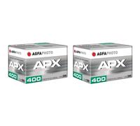 AgfaPhoto APX 400 Pack 2 Películas Fotográfica Blanco y Negro