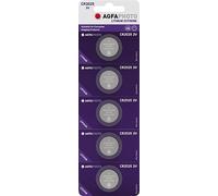 AGFA CR2025 X5 - Pila de botón de litio, CR2025, 3V, 20,0x2,5 mm, paquete