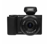AgfaPhoto Cámara digital compacta Realishot C110 24MP CMOS pantalla 2.8" Ultra gran angular Negro