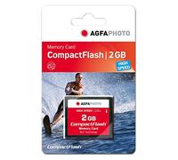 AgfaPhoto Compact Flash 2GB - Memoria Compact Flash de 2 GB, negro